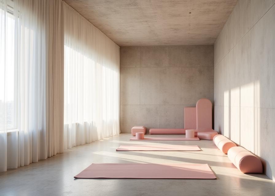 Wnętrze studia jogi w Warszawie